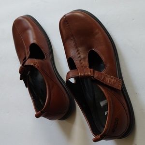 ECCO Women Brown Flat Shoes  | Size 39 (Size 8 in US)